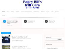 Tablet Screenshot of bogey-bills.com